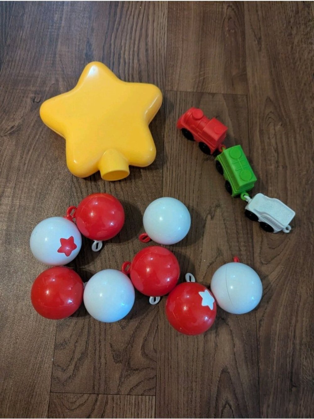 STEP 2 My First Christmas Tree Replacement Ornaments Trains Star 8 Ornaments
